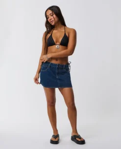 Archive Denim Mini Skirt