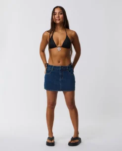 Archive Denim Mini Skirt