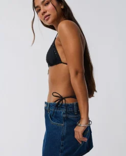 Archive Denim Mini Skirt