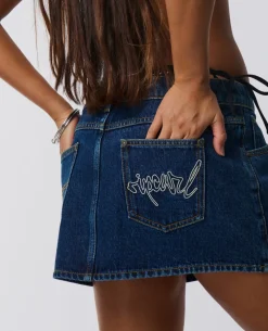 Archive Denim Mini Skirt