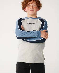Archive Panel Long Sleeve Tee - Kids