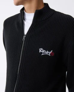 Archive Zip Through Knit Crew
