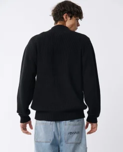 Archive Zip Through Knit Crew