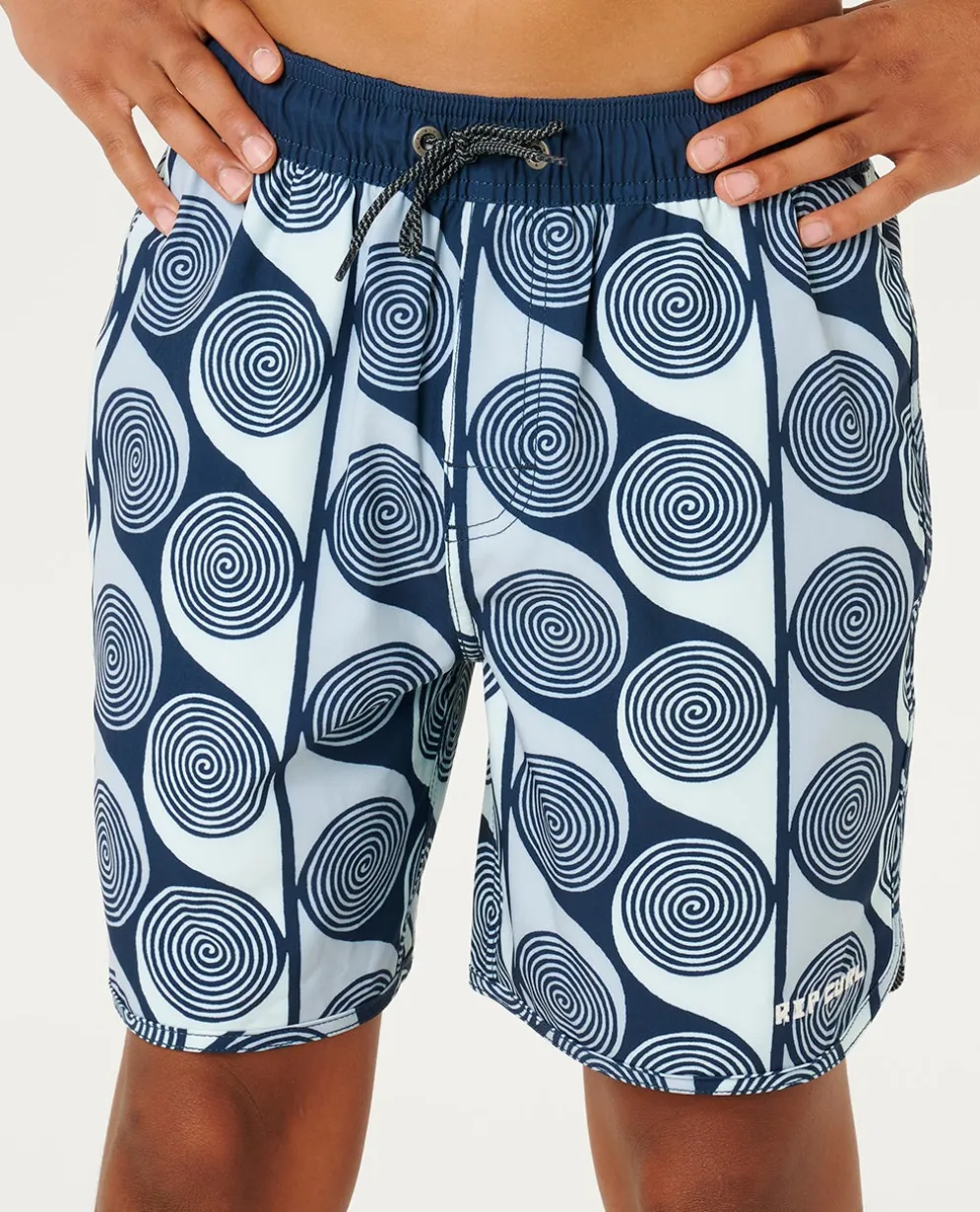 Artist of the Search Primary Volley Boardshort - Kids