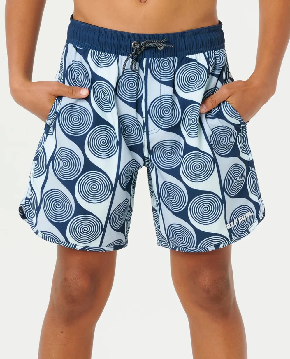 Artist of the Search Primary Volley Boardshort - Kids