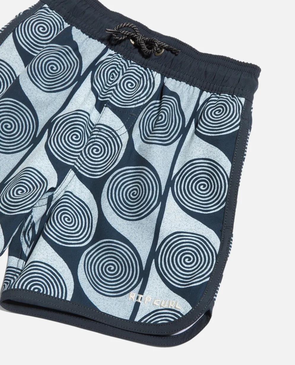 Artist of the Search Primary Volley Boardshort - Kids