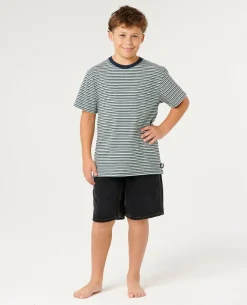 Artist of the Search Schuyler Stripe Tee- Kids