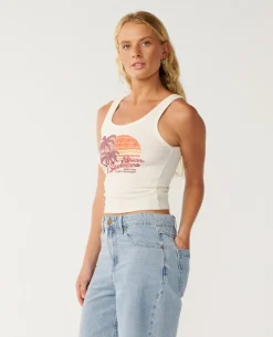 Beach Days Fitted Tank