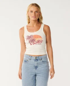 Beach Days Fitted Tank