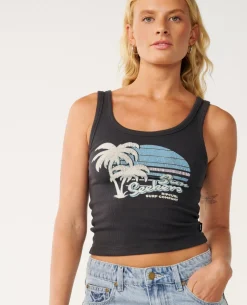 Beach Days Fitted Tank