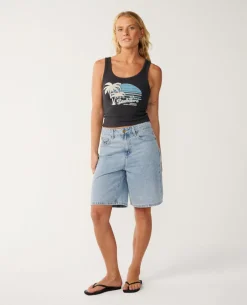 Beach Days Fitted Tank