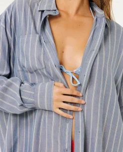 Beach Days Pinstripe Shirt