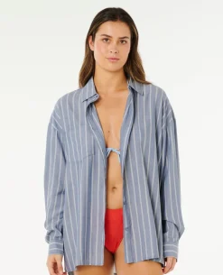 Beach Days Pinstripe Shirt