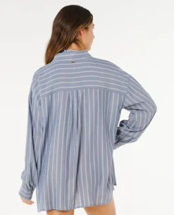 Beach Days Pinstripe Shirt