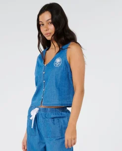 Catalina Island Chambray Vest