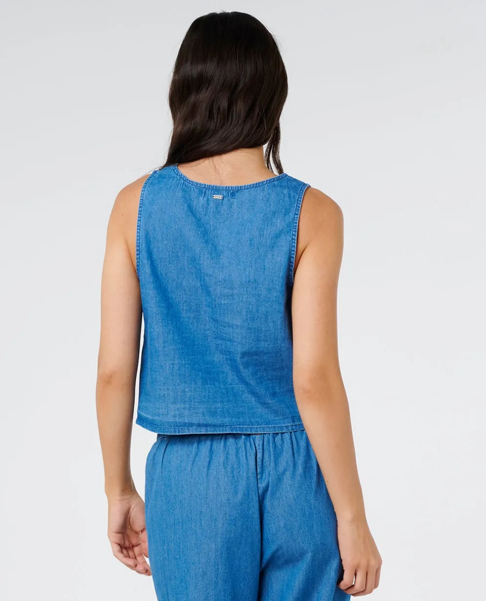 Catalina Island Chambray Vest