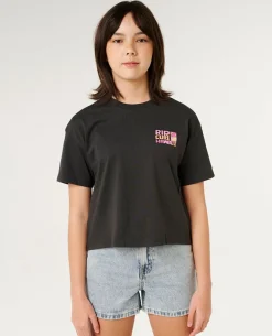 Catalina Island Crop Tee- Kids