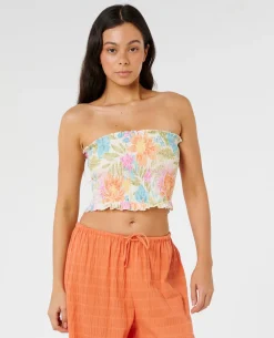 Catalina Island Shirred Top