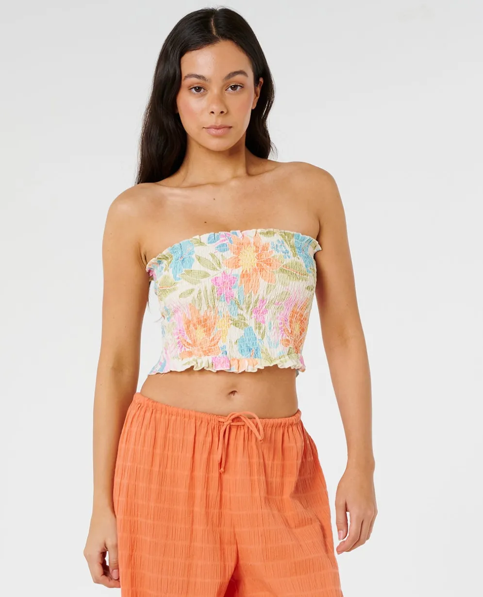 Catalina Island Shirred Top