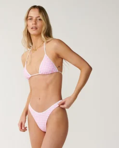 Classic Surf High Cut Skimpy Coverage Bikini Bottom