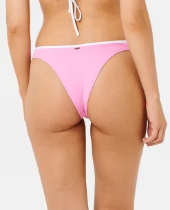 Classic Surf High Cut Skimpy Coverage Bikini Bottom
