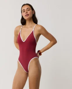 Classic Surf One Piece Swimsuit