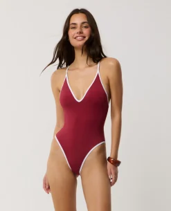 Classic Surf One Piece Swimsuit
