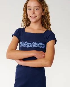 Costa Del Sol Rib Dress - Kids