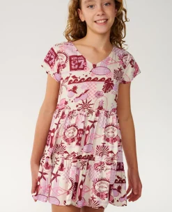 Costa Del Sol Woven Dress - Kids