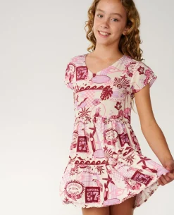 Costa Del Sol Woven Dress - Kids