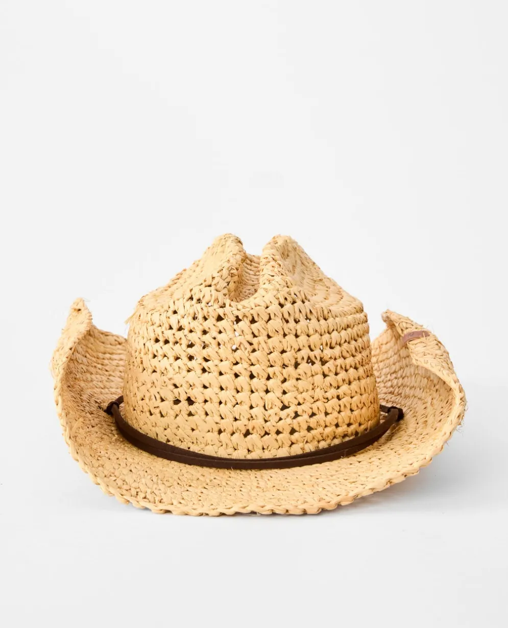Crushable Straw Cowgirl Hat