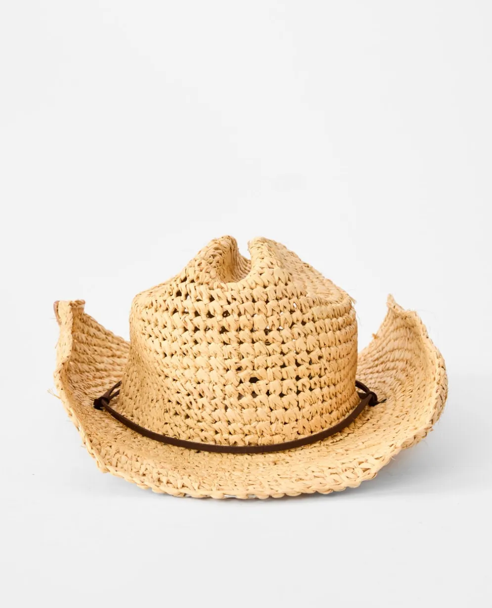 Crushable Straw Cowgirl Hat