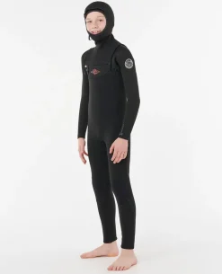 Dawn Patrol 5/4 Chest Zip Hooded Fullsuit Wetsuit