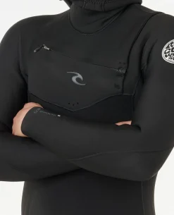 Dawn Patrol 5/4 Chest Zip with Hood Fullsuit Wetsuit