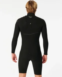 E-Bomb 2mm Zip Free Long Sleeve Short Leg Springsuit