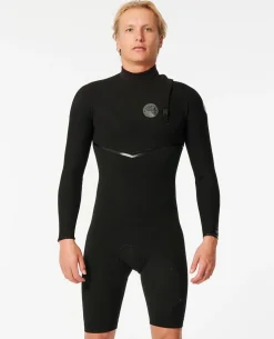 E-Bomb 2mm Zip Free Long Sleeve Short Leg Springsuit