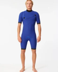 E-Bomb 2mm Zip Free Short Sleeve Springsuit