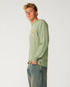 Fade Out Icon Long Sleeve Tee