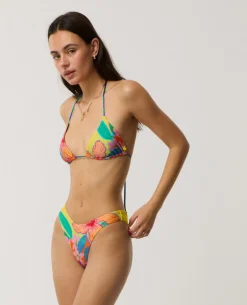 Farm Rio Bliss Hi Leg Cheeky Coverage Bikini Bottom