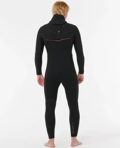 F-Bomb Fusion 5/4 Chest Zip With Hood Fullsuit Wetsuit