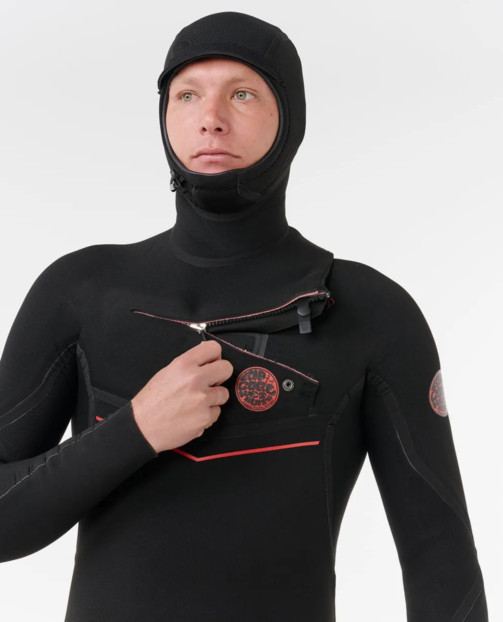 F-Bomb Fusion 5/4 Chest Zip With Hood Fullsuit Wetsuit