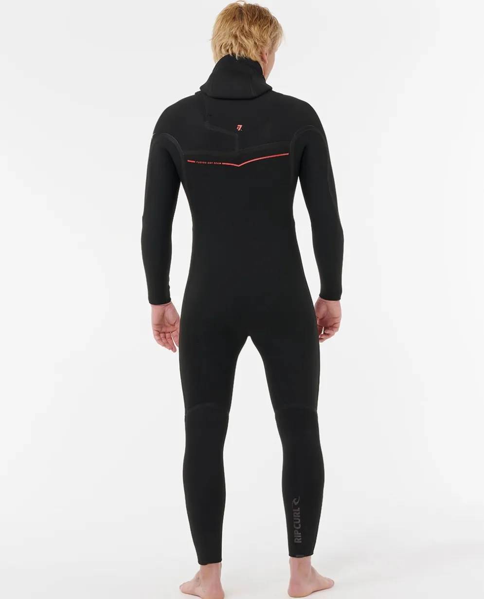F-Bomb Fusion 4/3 Chest Zip With Hood Fullsuit Wetsuit