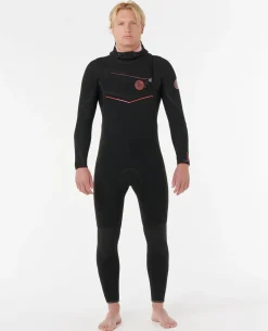 F-Bomb Fusion 4/3 Chest Zip With Hood Fullsuit Wetsuit