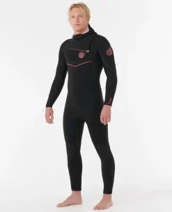 F-Bomb Fusion 4/3 Chest Zip With Hood Fullsuit Wetsuit
