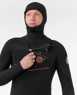F-Bomb Fusion 4/3 Chest Zip With Hood Fullsuit Wetsuit