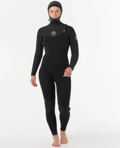 Flashbomb 5/4 BG hooded Chest Zip Fullsuit Wetsuit