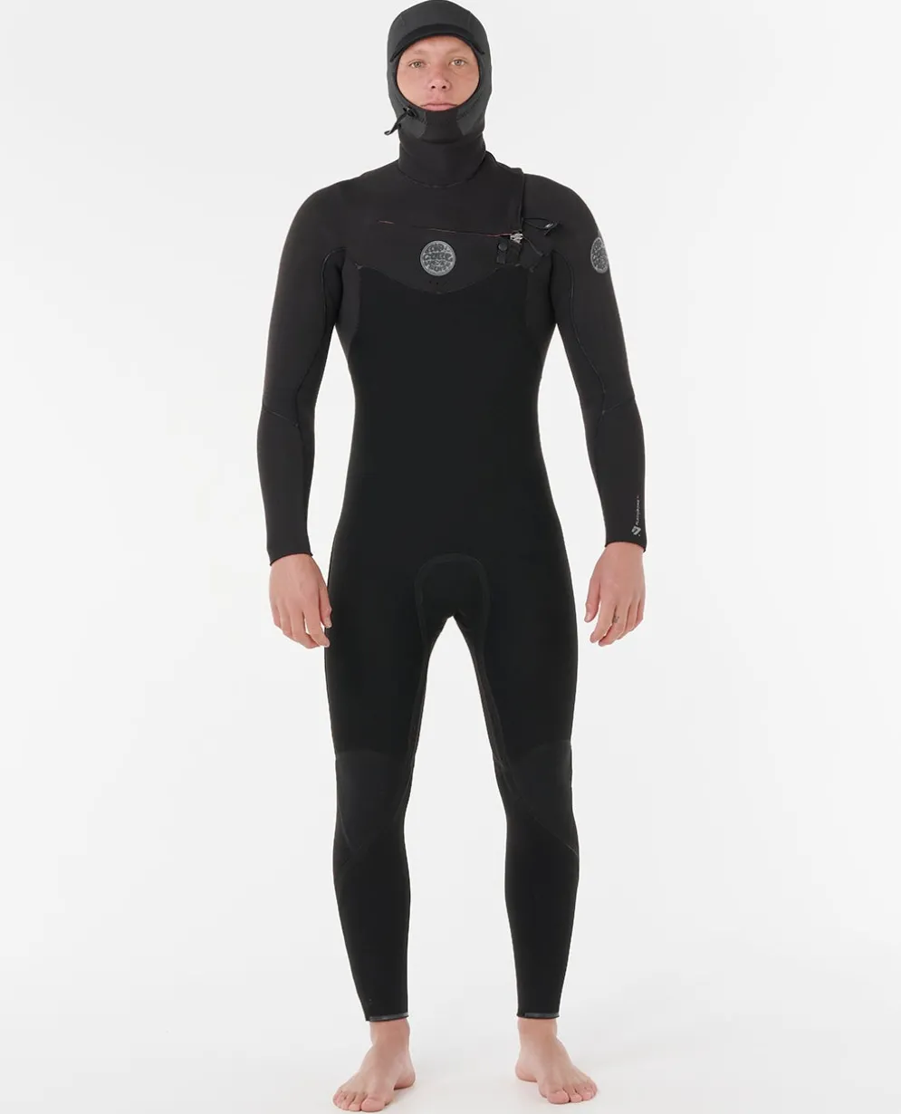 Flashbomb 5/4 Chest Zip With Hood Fullsuit Wetsuit