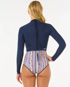 G-Bomb 1.5mm Long Sleeve Back Zip Good Coverage Springsuit