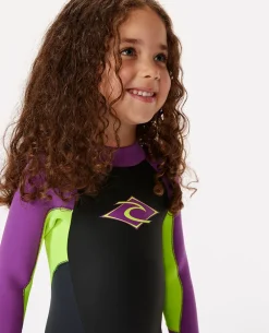 Groms Omega Back Zip 3/2mm Wetsuit Steamer