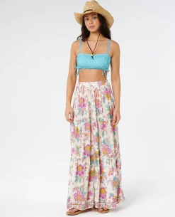 Half Moon Bay Button Thru Maxi Skirt